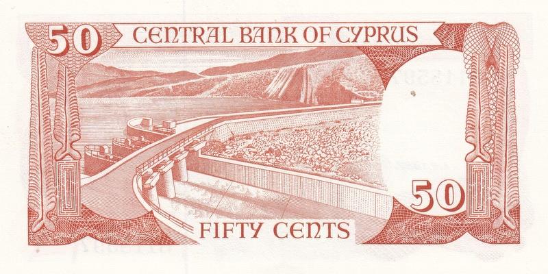 키프로스, 50센트,
1987, 미사용
