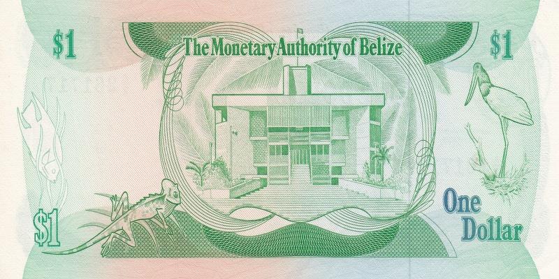 벨리즈, 1달러,
1976~1980, 미사용
