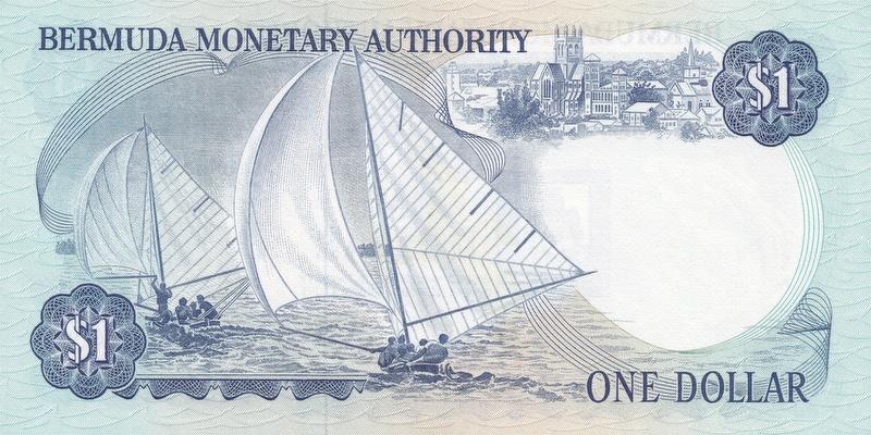[영국령] 버뮤다, 1달러,
1982, 미사용