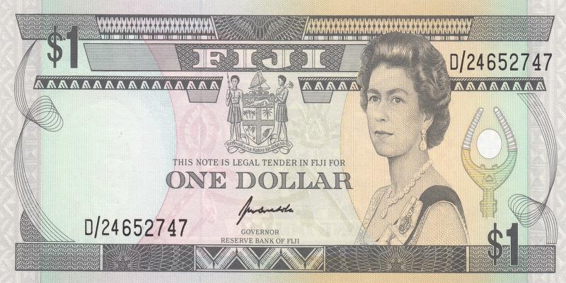 피지, 1달러,
1987, 미사용